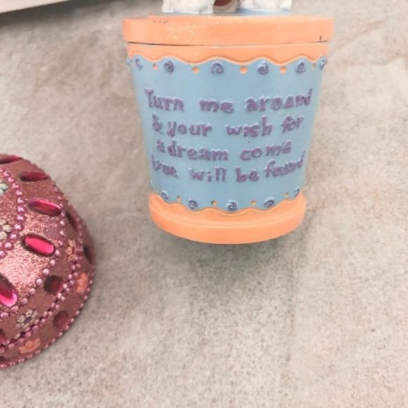 Cute Jewelry Case and Unicorn/ Rainbow Trinket - Picture 3 of 6